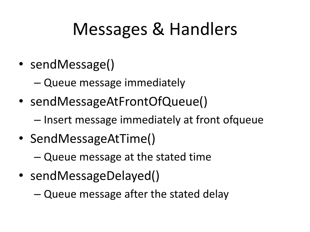 messages handlers 1