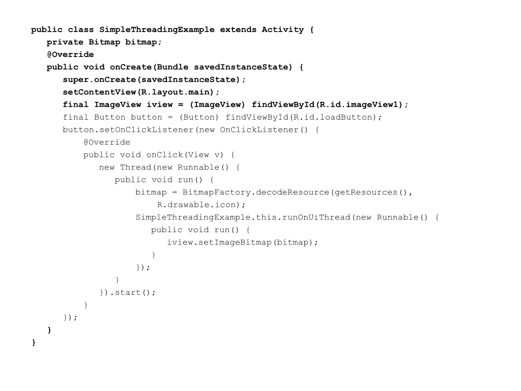 public class simplethreadingexample extends 3