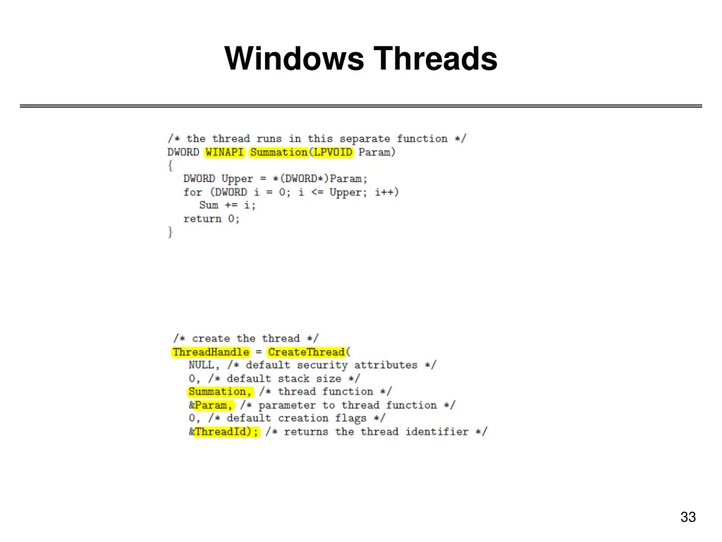 windows threads