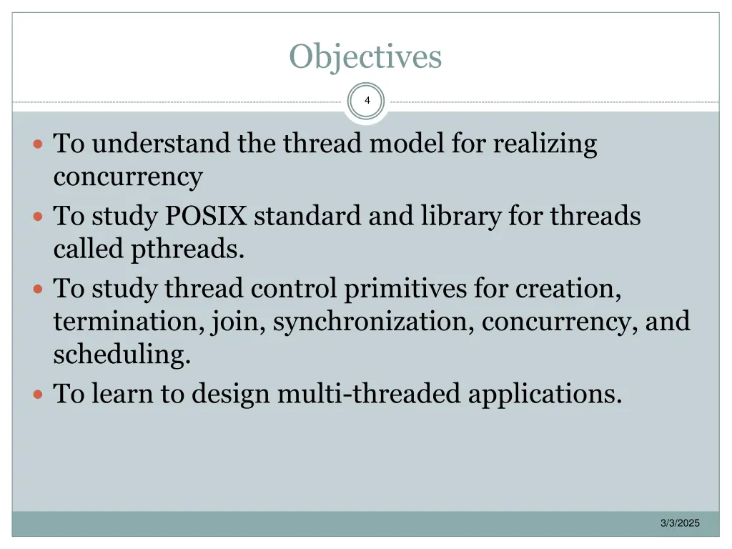 objectives