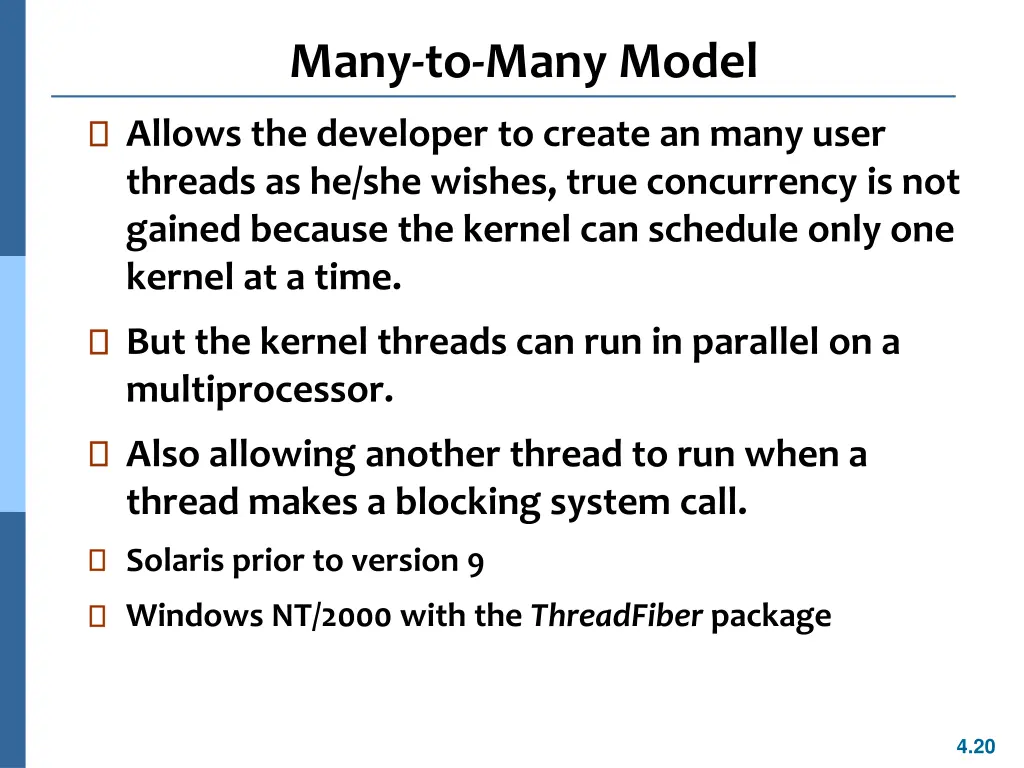 many to many model 1
