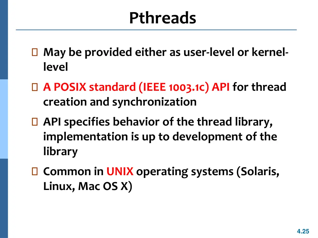 pthreads