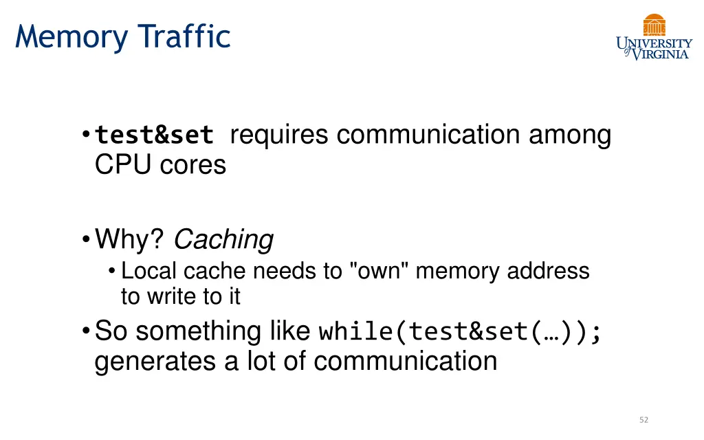 memory traffic