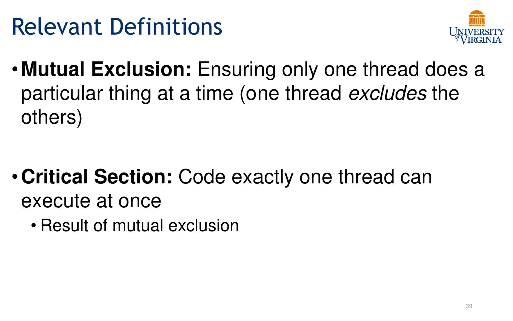 relevant definitions