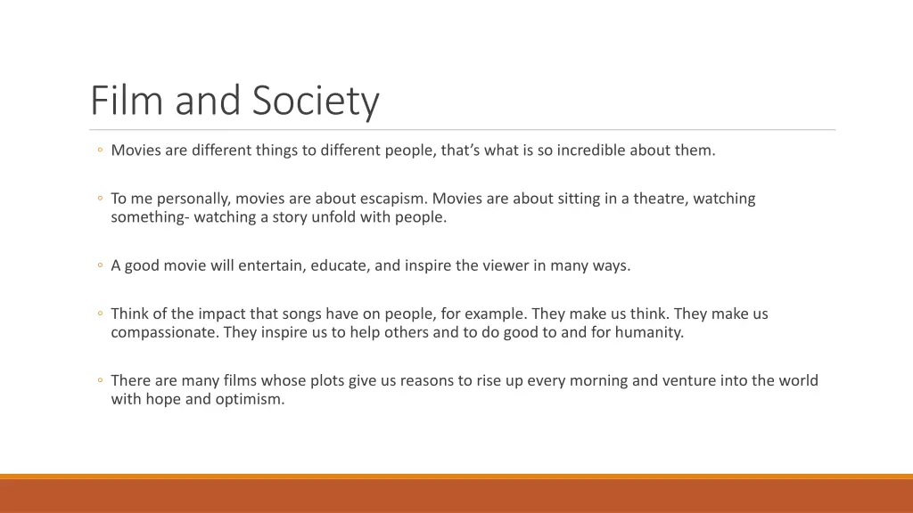 film and society 1
