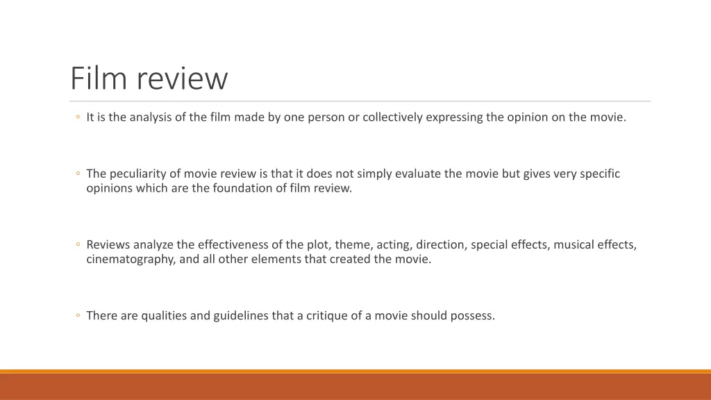film review