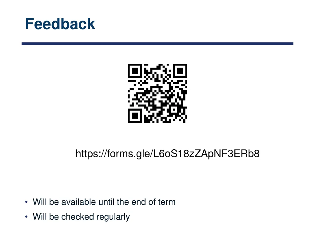 feedback