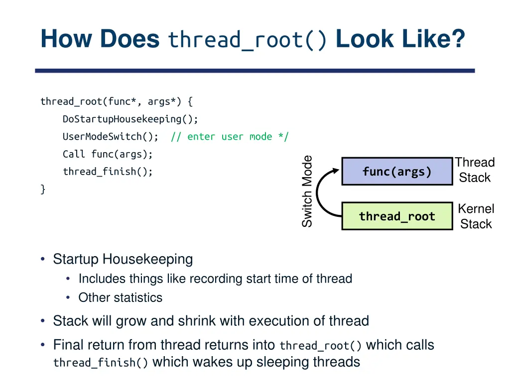 how does thread root look like