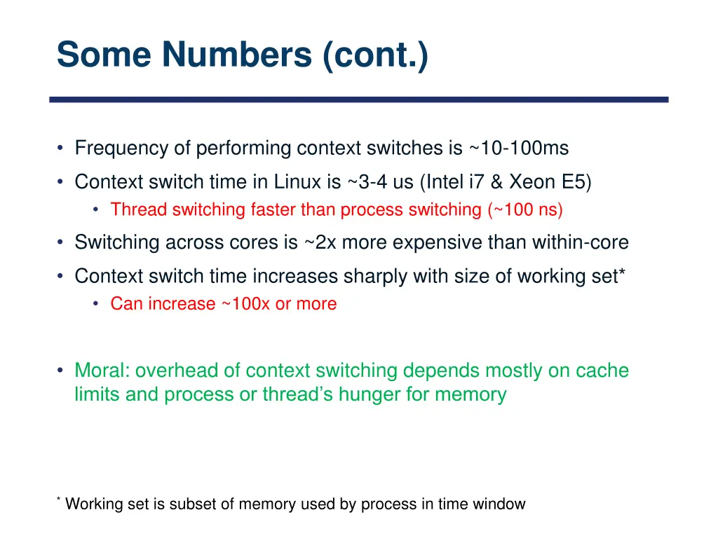 some numbers cont