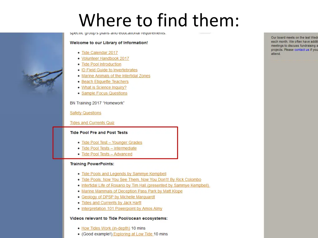 where to find them