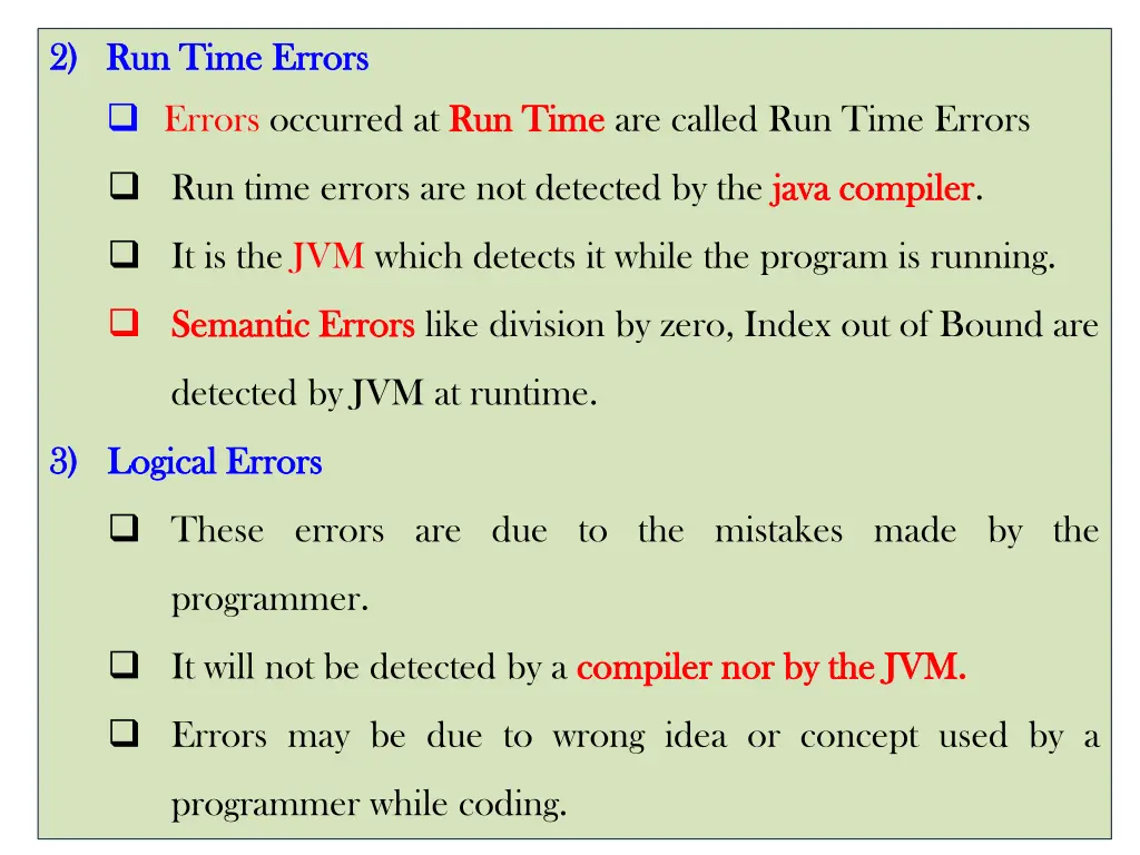 2 2 run time errors run time errors errors