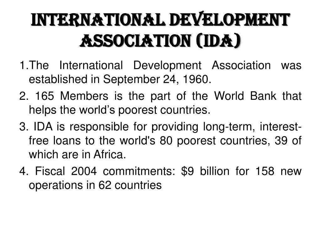 international development international
