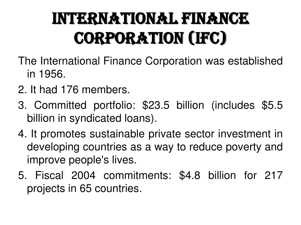 international finance international finance