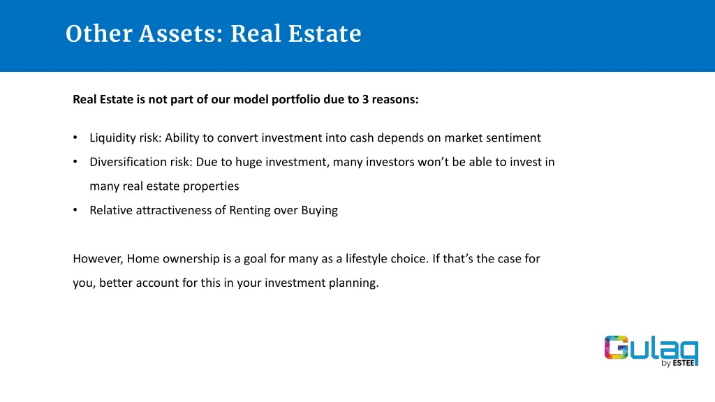other assets real estate