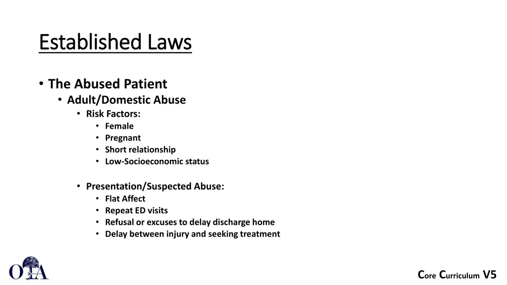 established laws established laws 13