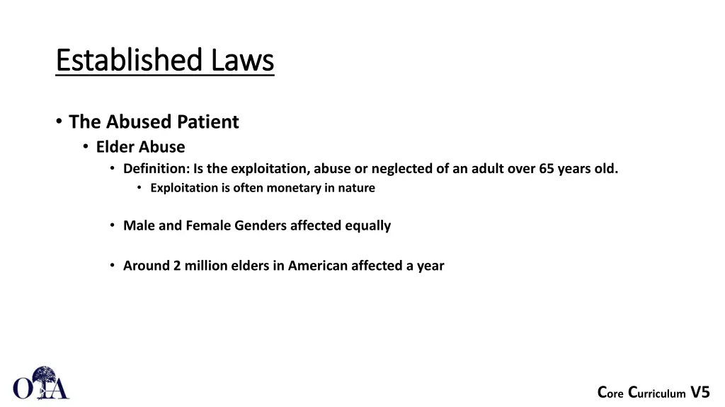 established laws established laws 15