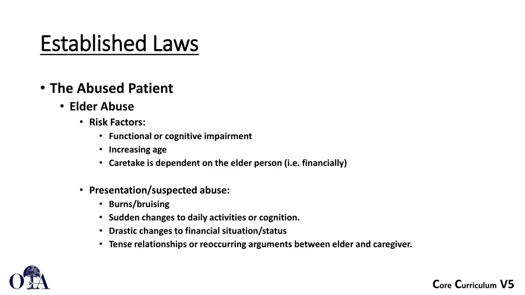 established laws established laws 16