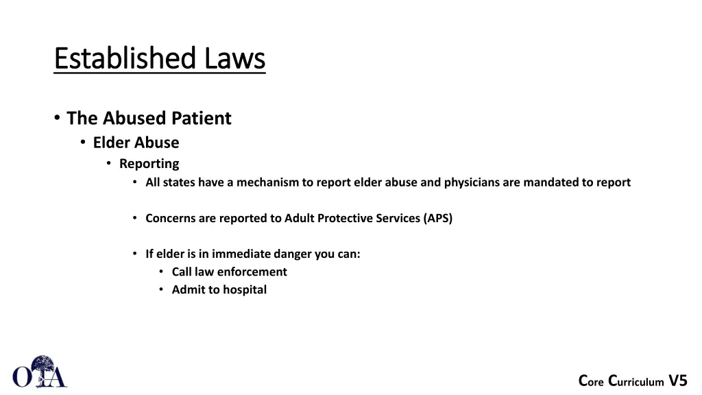 established laws established laws 17