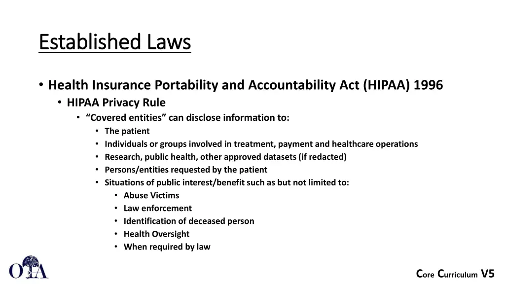 established laws established laws 6