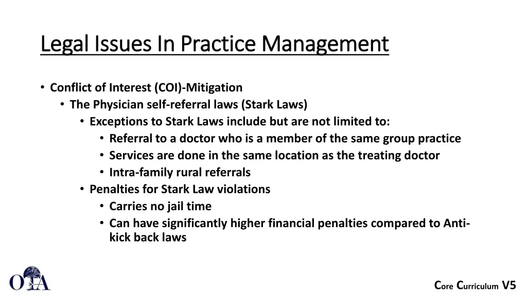 legal issues in practice management legal issues 7