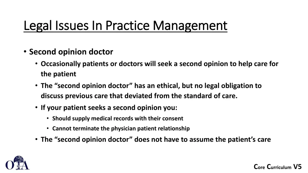 legal issues in practice management legal issues 8