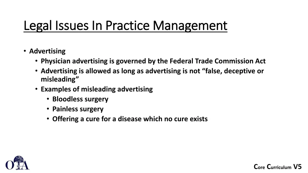 legal issues in practice management legal issues 9