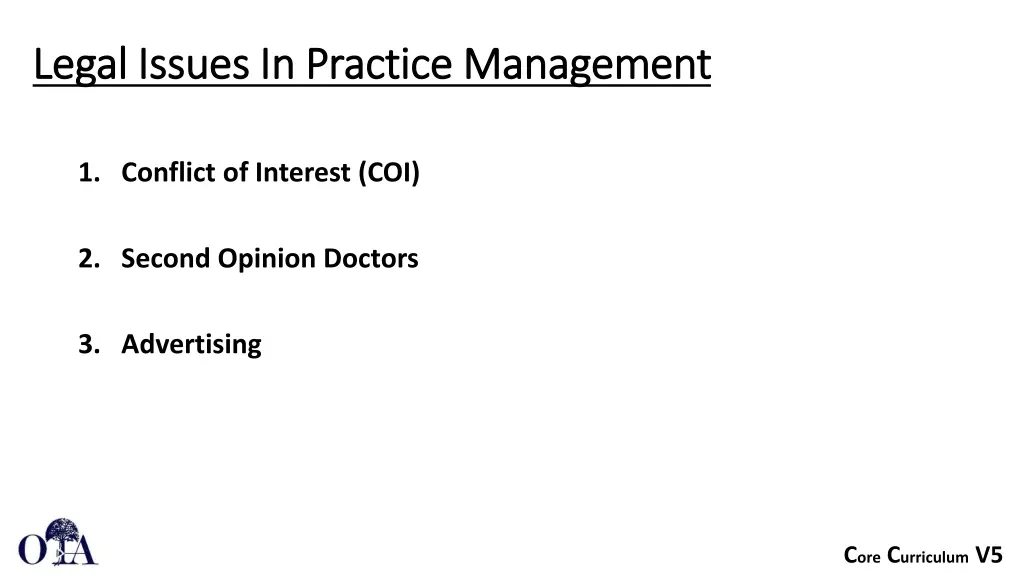 legal issues in practice management legal issues