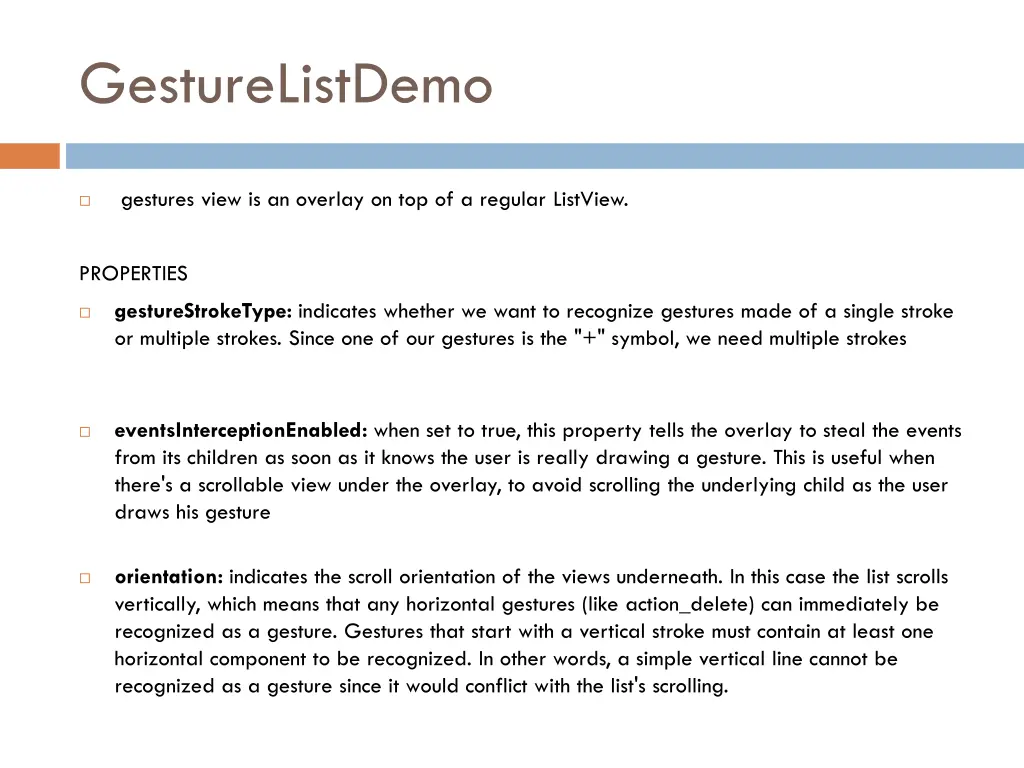 gesturelistdemo