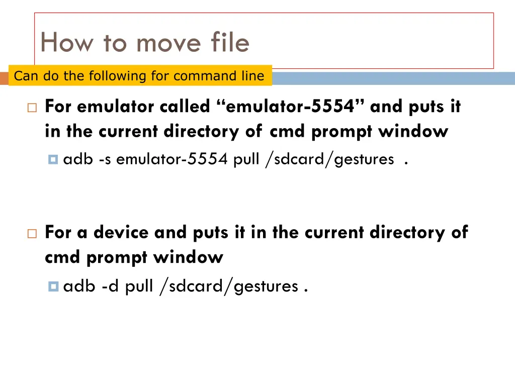 how to move file 1