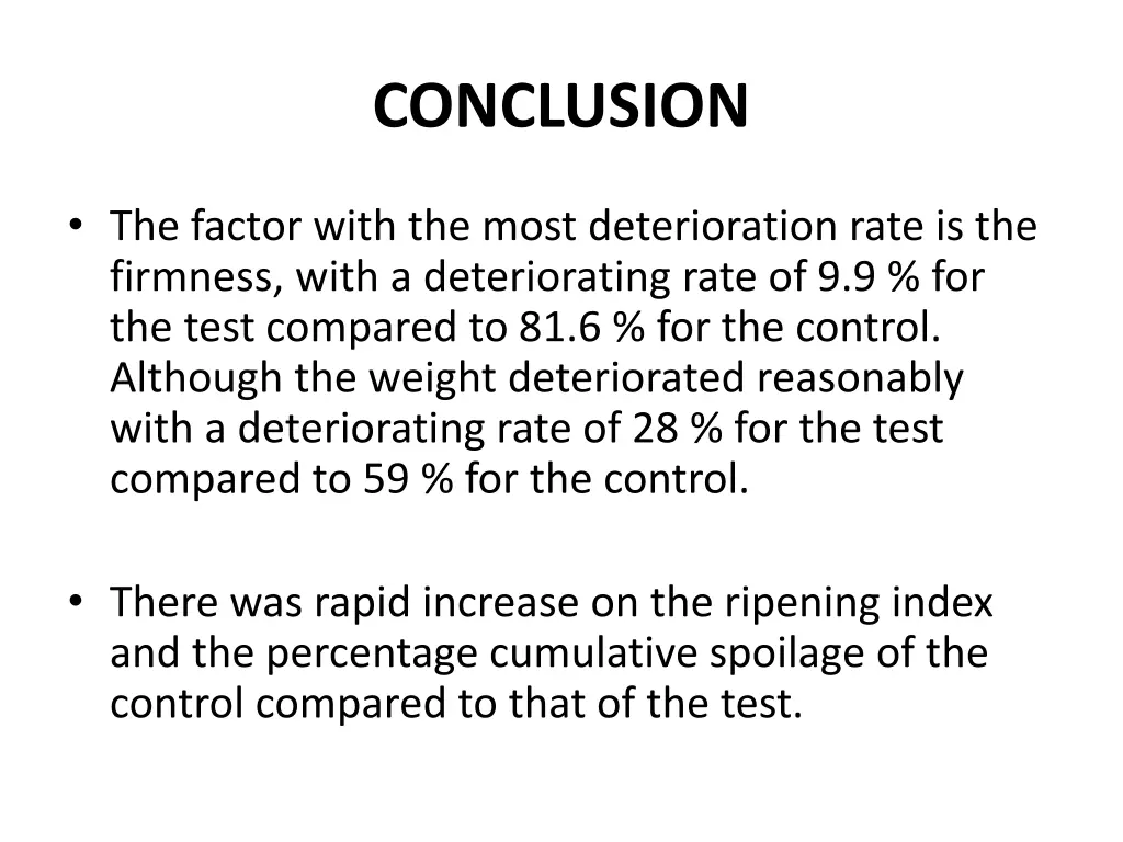 conclusion