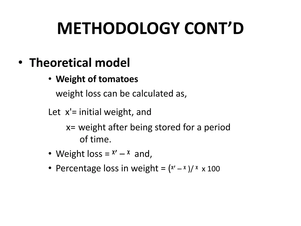 methodology cont d 1