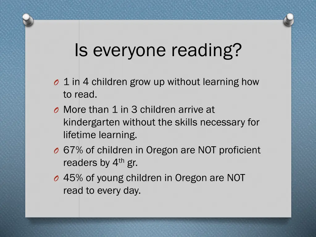 is everyone reading