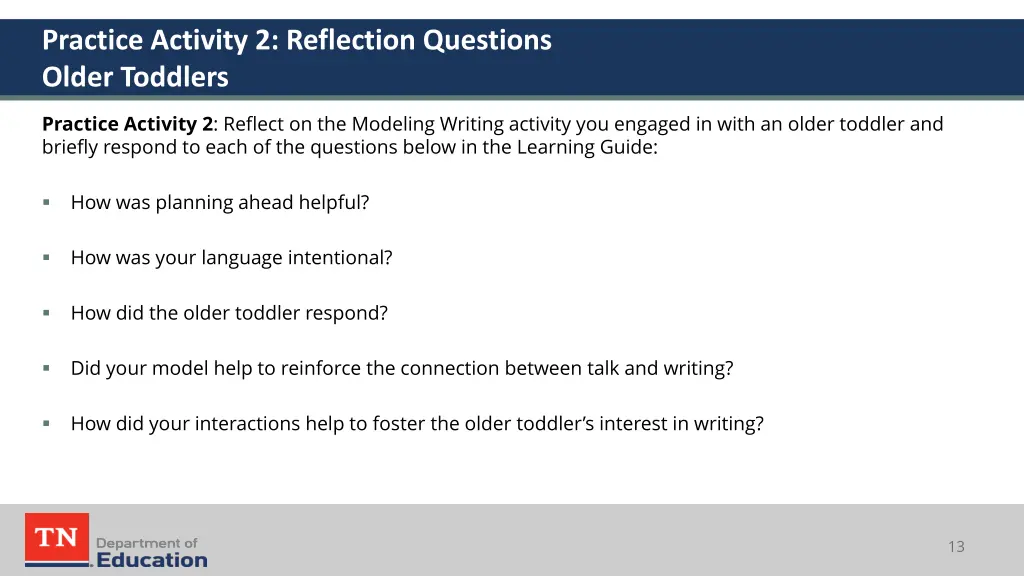practice activity 2 reflection questions older
