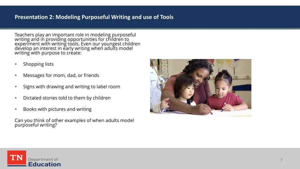 presentation 2 modeling purposeful writing