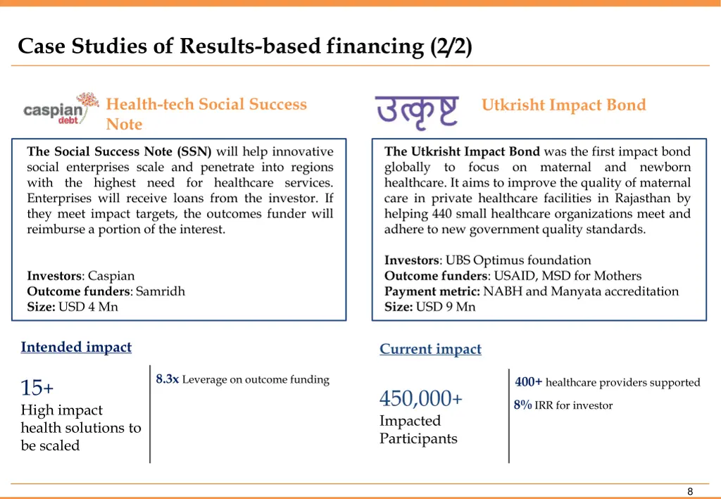 case studies of results based financing 2 2