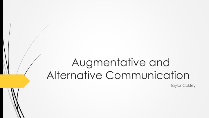 augmentative and alternative communication