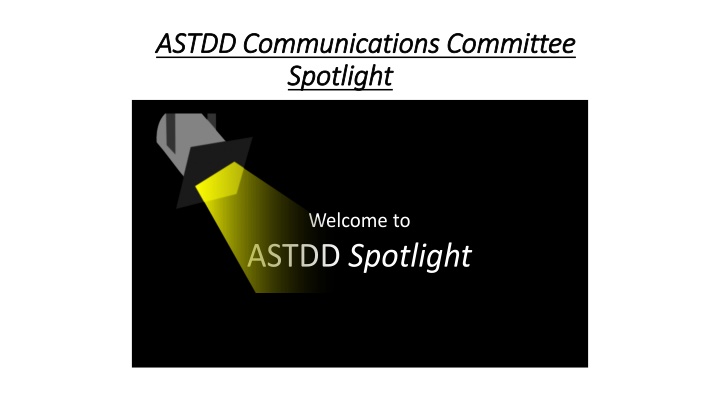 astdd communications committee astdd
