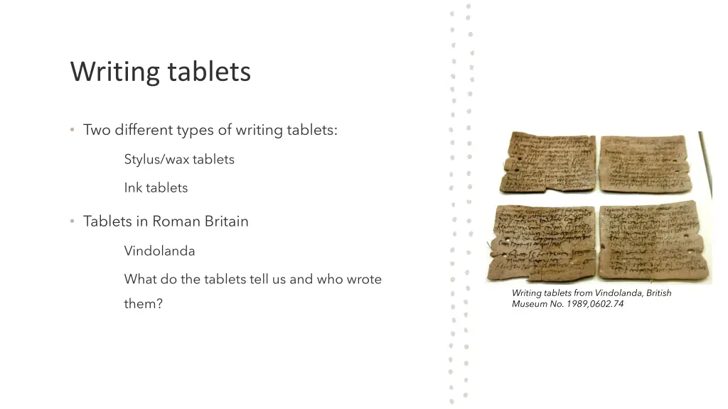 writing tablets