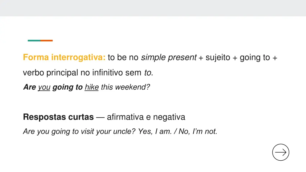 forma interrogativa to be no simple present