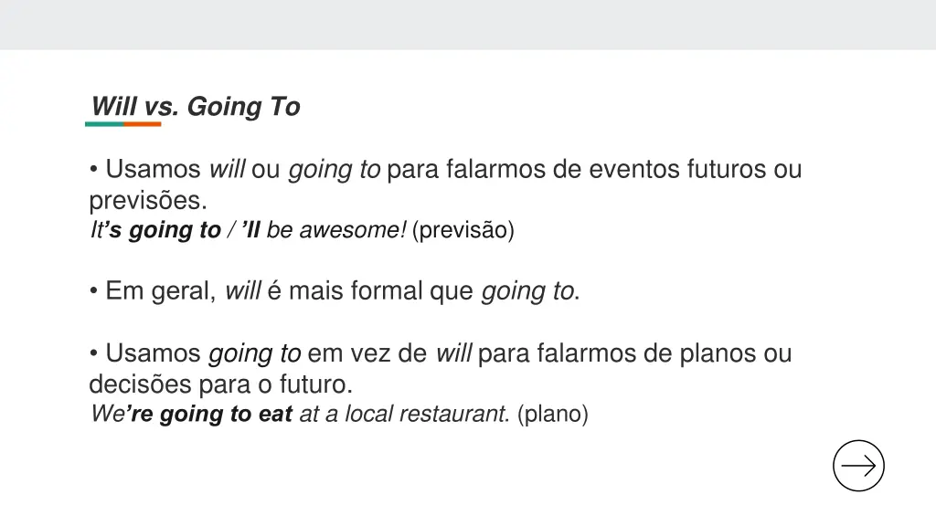 will vs going to
