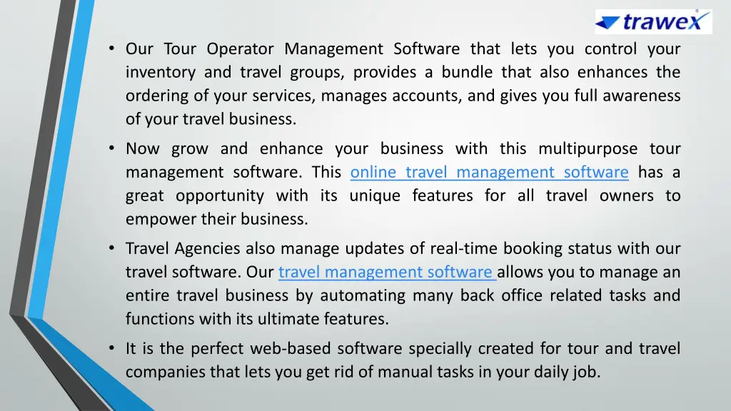 our tour operator management software that lets