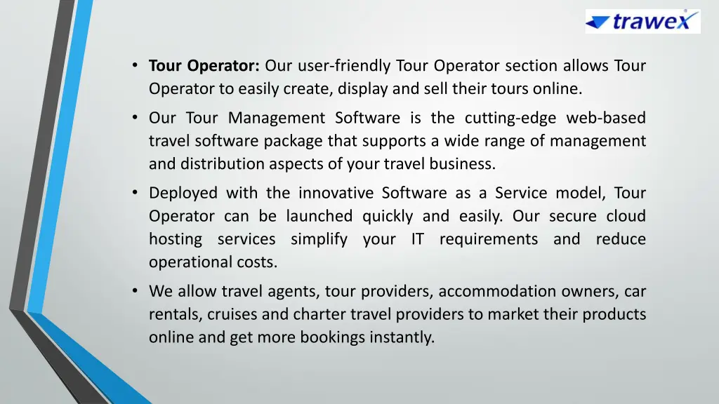 tour operator our user friendly tour operator