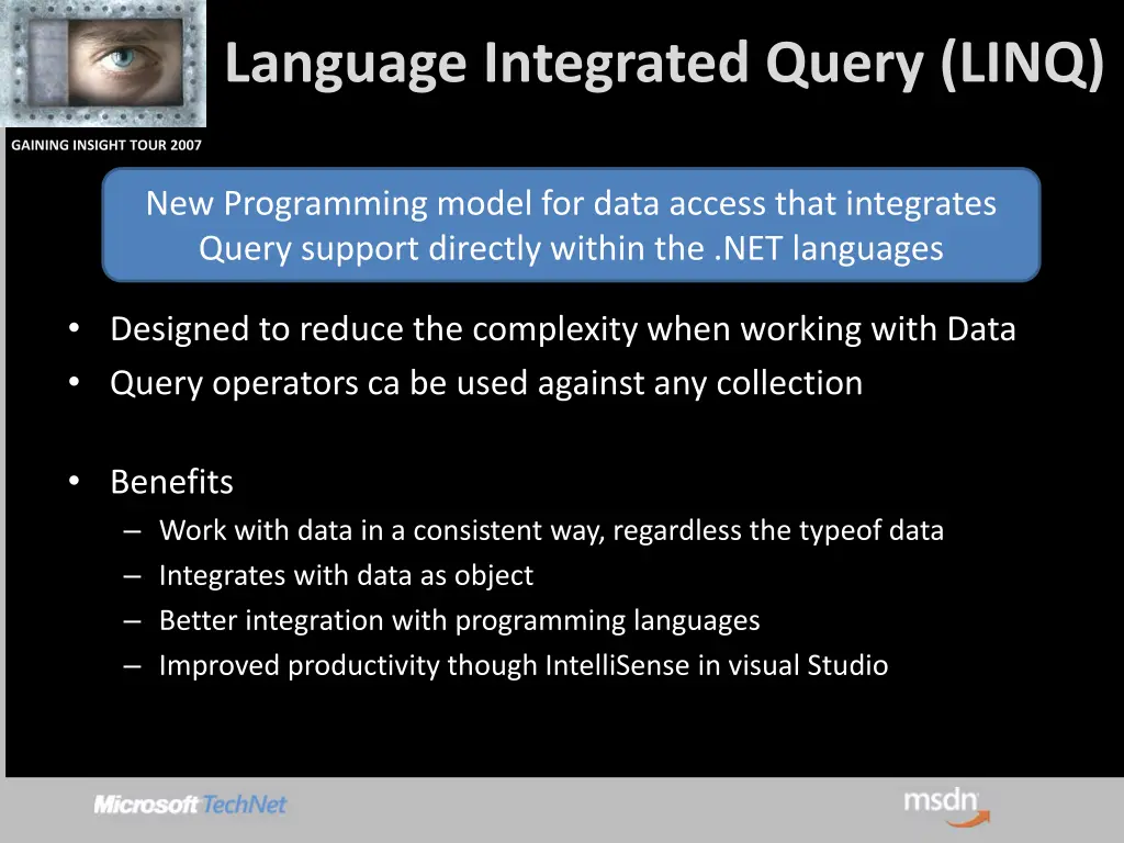 language integrated query linq