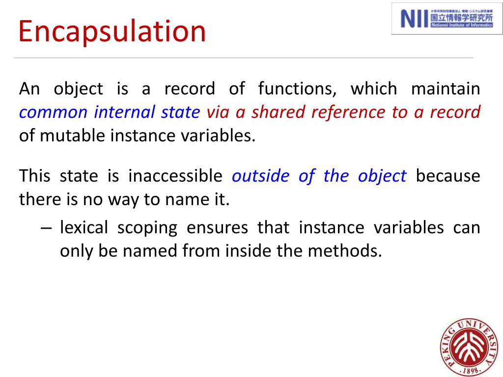 encapsulation