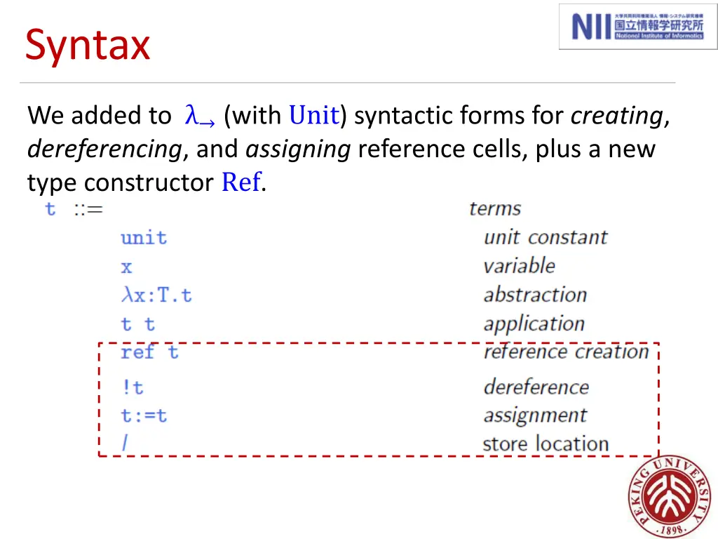 syntax