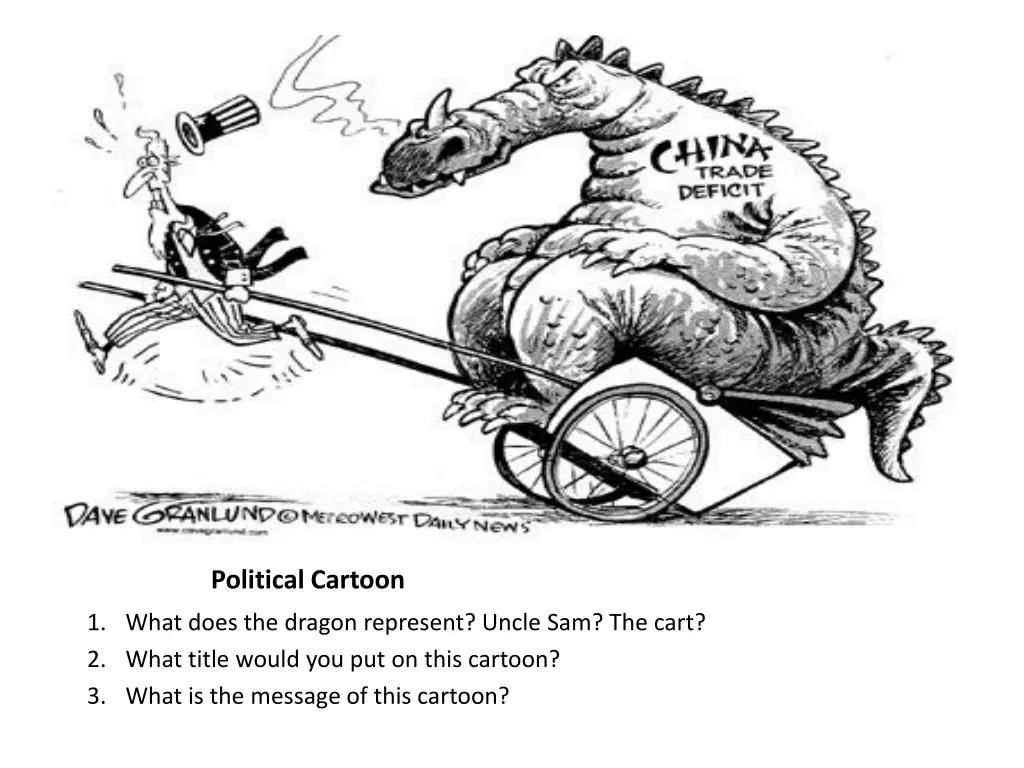 political cartoon