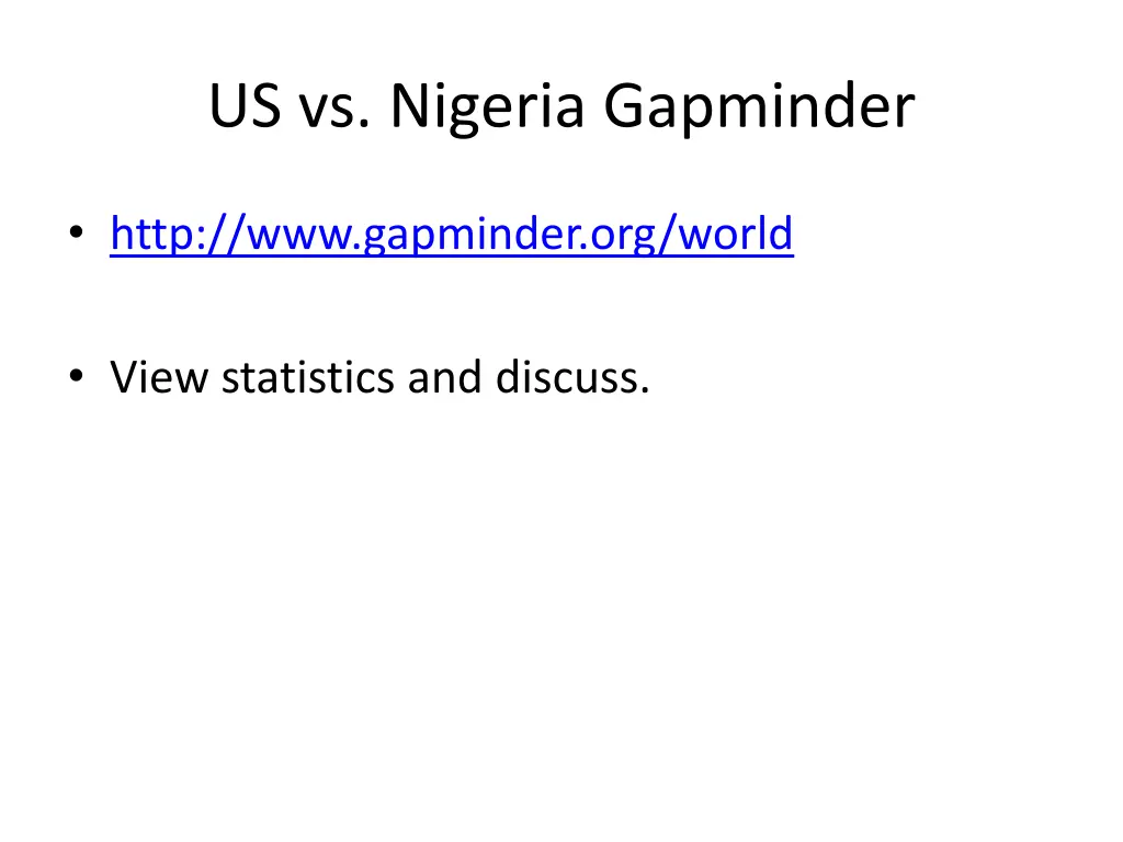 us vs nigeria gapminder