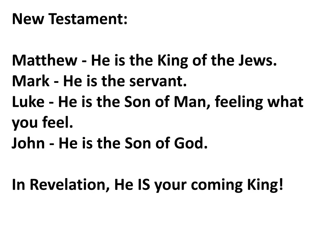 new testament