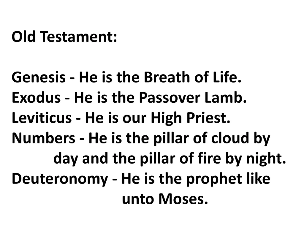 old testament