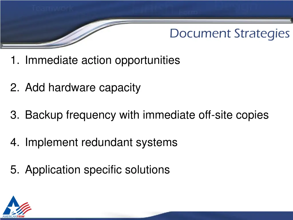 document strategies